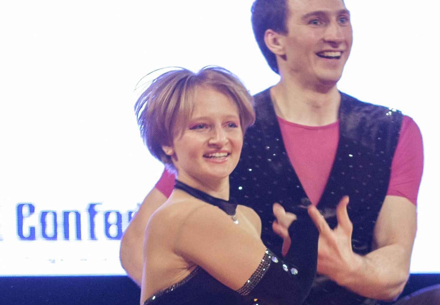 Jekaterina Tihhonova 2013. aastal akrobaatilise tantsu võistlusel.
