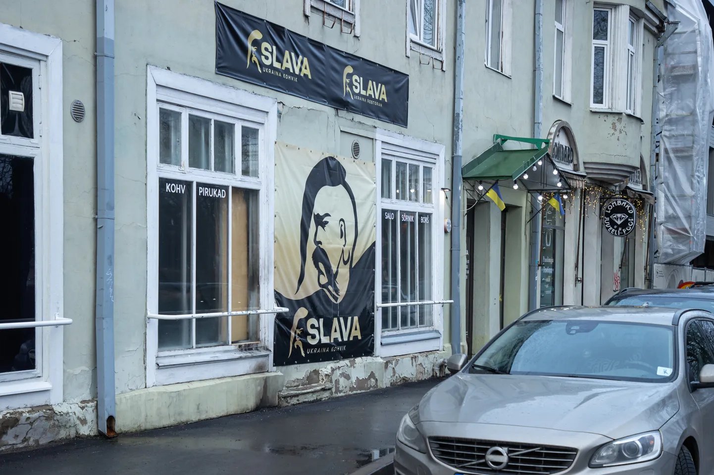В Таллинне был подожжен ресторан Slava.