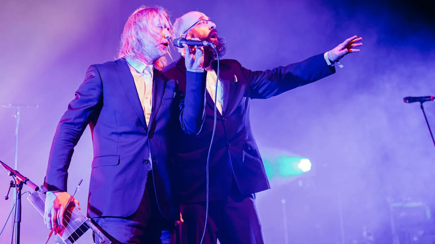Nu-folk duo Puuluup (vasakul Ramo Teder, paremal Marko Veisson) oli tänavuse MENTi festivali avaesineja.