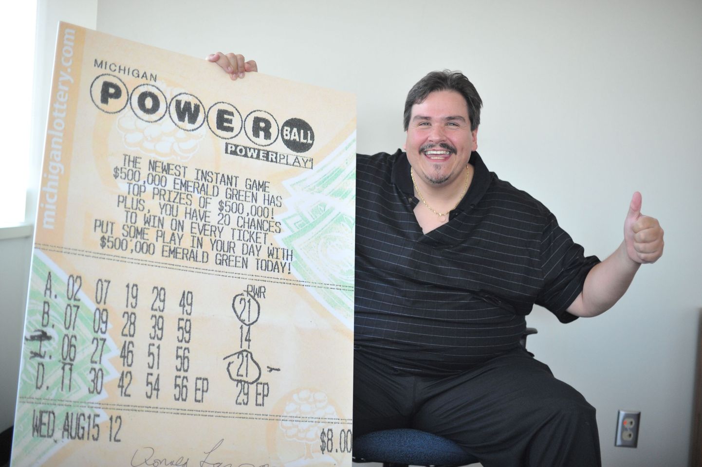 Donald Lawson, kes võitis lotoga 337 miljonit dollarit
