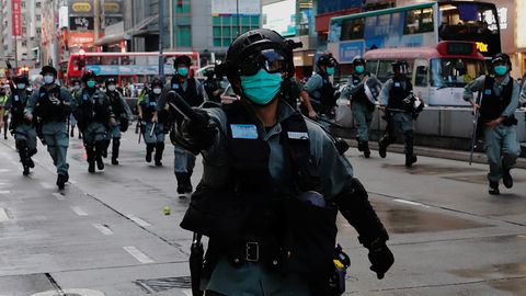 USA kutsus Hiina võime üles Hongkongi autonoomiat austama