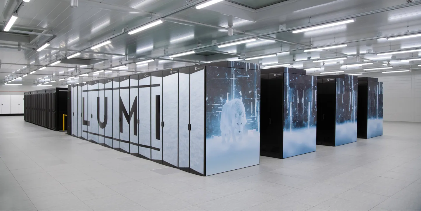Искусственный интеллект, думающий по-эстонски, будет размещен в самом мощном в Европе суперкомпьютере LUMI, расположенном в Финляндии.