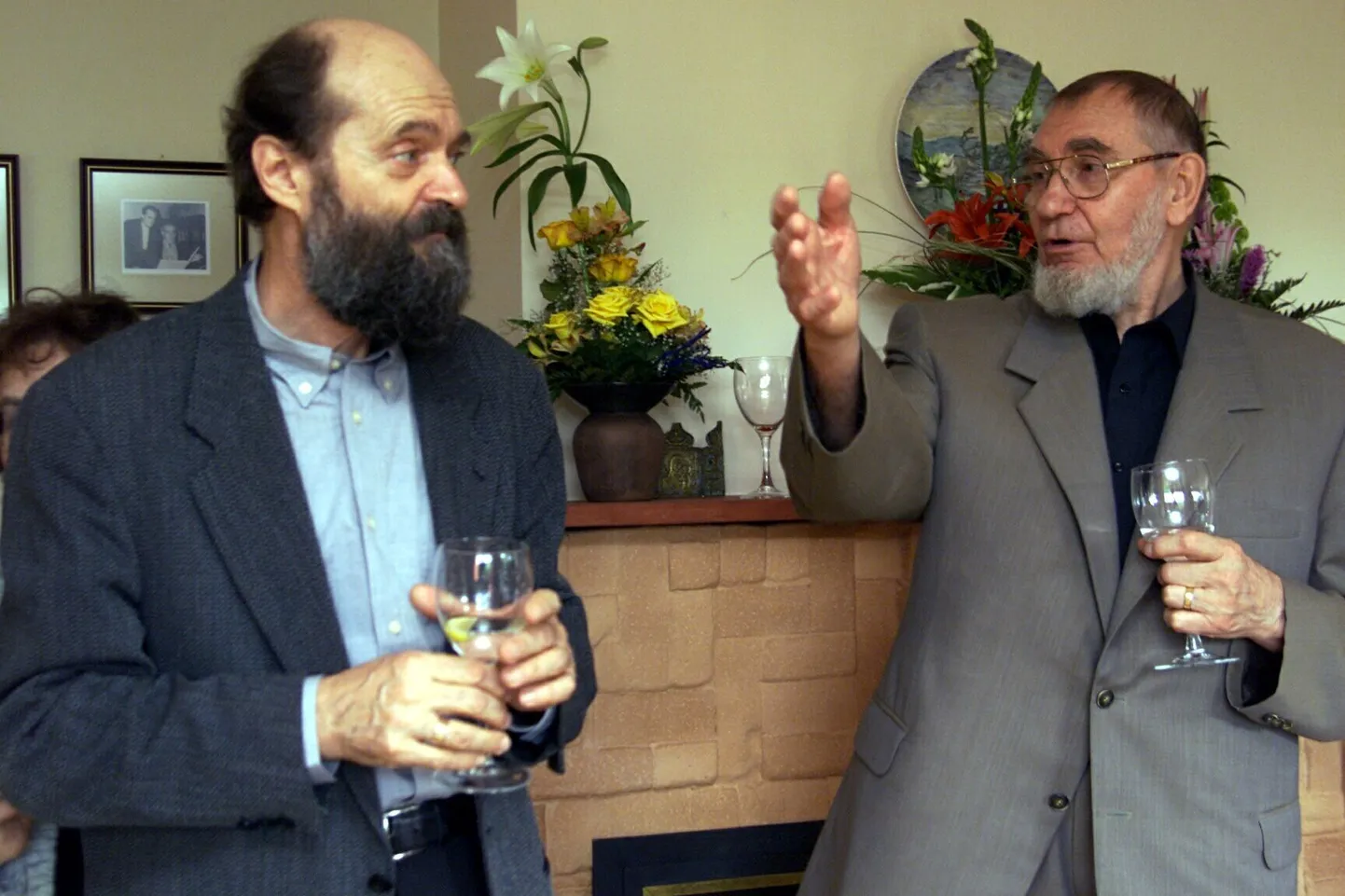 Eile lahkus meie seast armastatud helilooja Veljo Tormis, fotol Arvo Pärt ja Veljo Tormis.