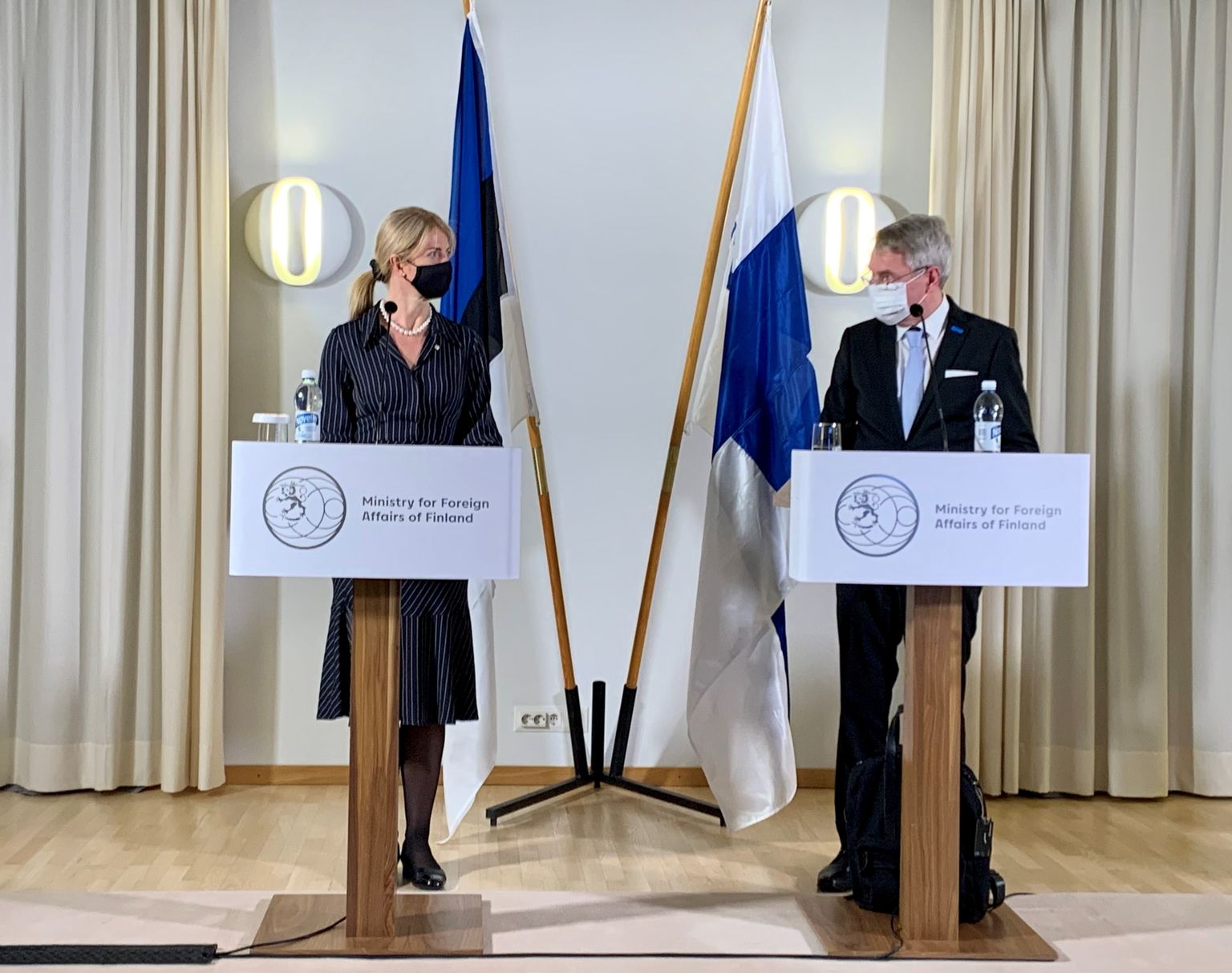 Встреча министров иностранных дел Эстонии и Финляндии.