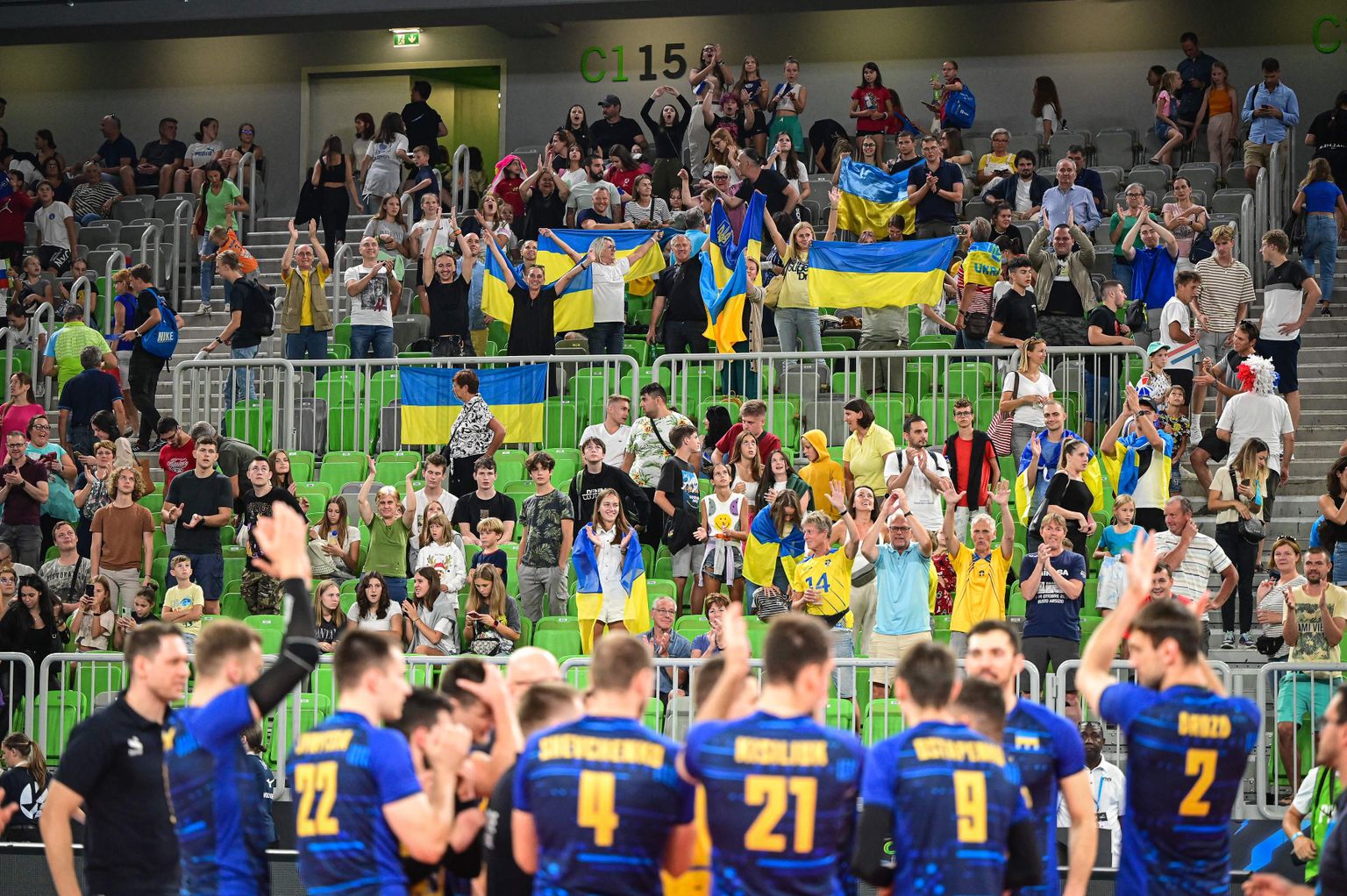 Ukraina võrkpallikoondis MM-finaalturniiril.