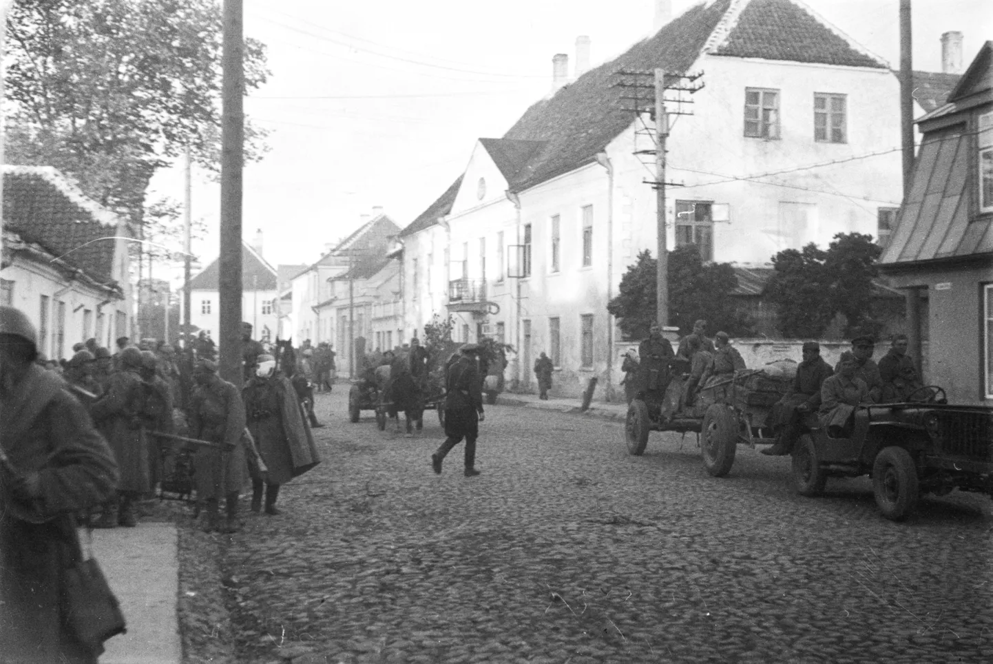 Punaarmee Kuressaares 1944. a sügisel. AM N 31787:1