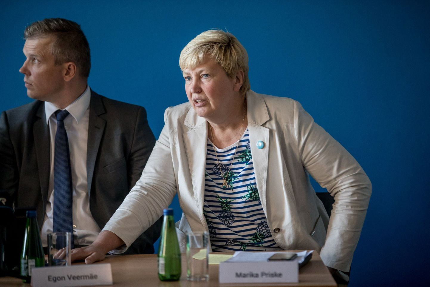 Marika Priske ja Egon Veermäe (SKA juht)