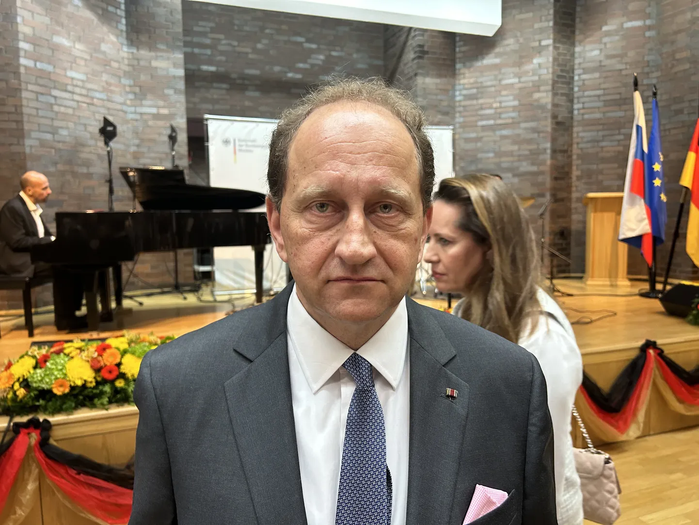 Saksamaa suursaadik Venemaal Alexander Graf Lambsdorff Moskva saatkonnas 3. oktoobril 2023. aastal.