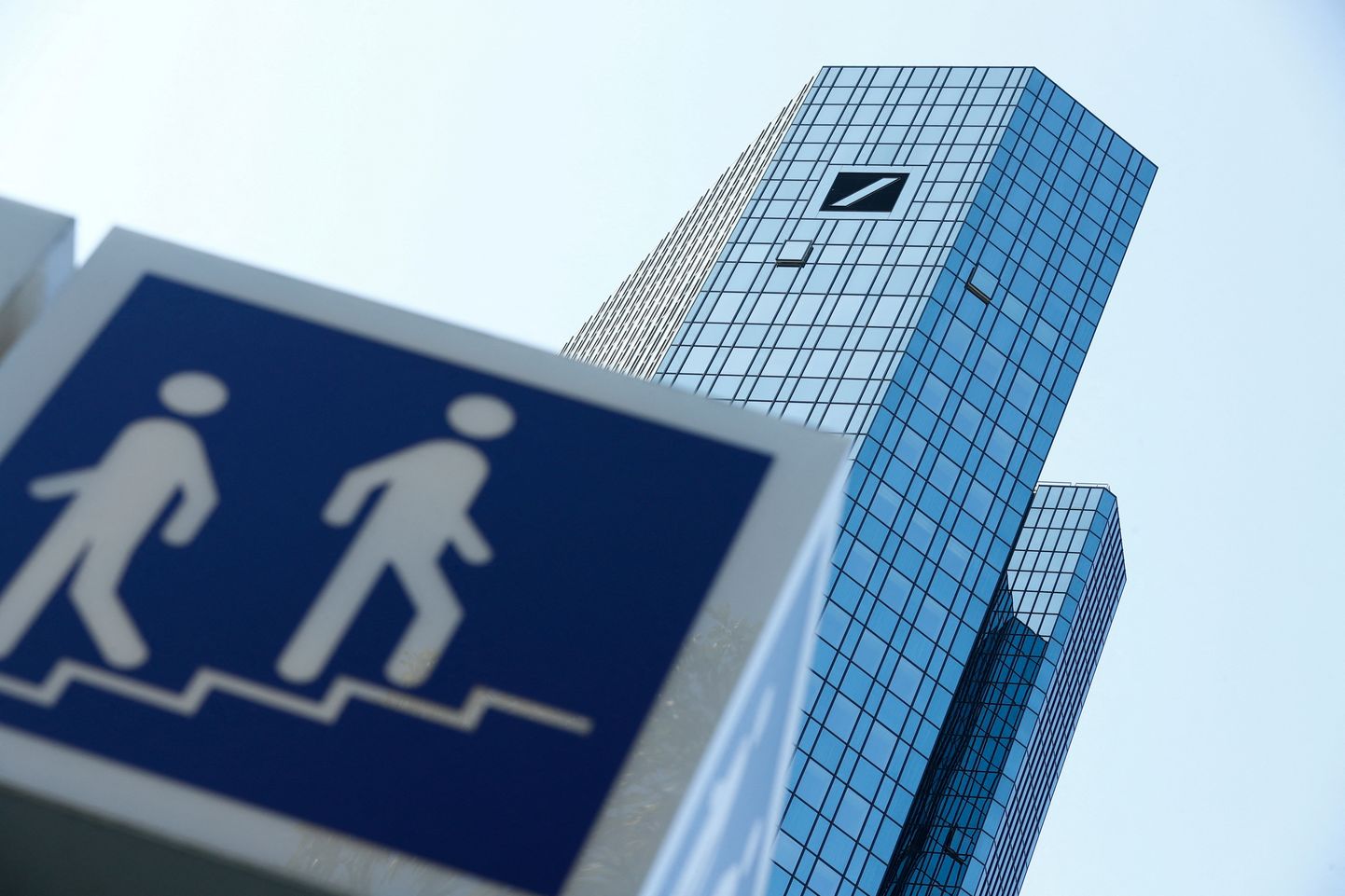Saksamaa suurima panga Deutsche Banki peakontor Frankfurdis.