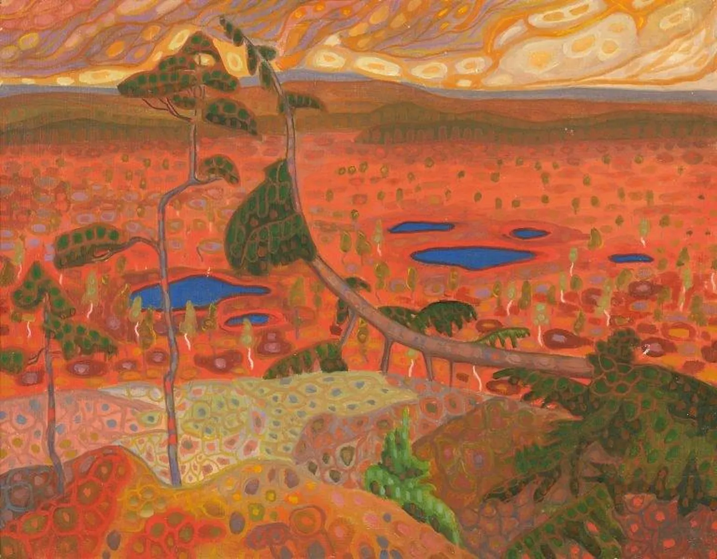Konrad Mägi «Norra maastik männiga» (1908-1910).
