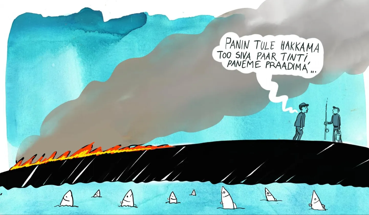 Käes on kevad – meritindi ja paraku ka kulupõlengute aeg.