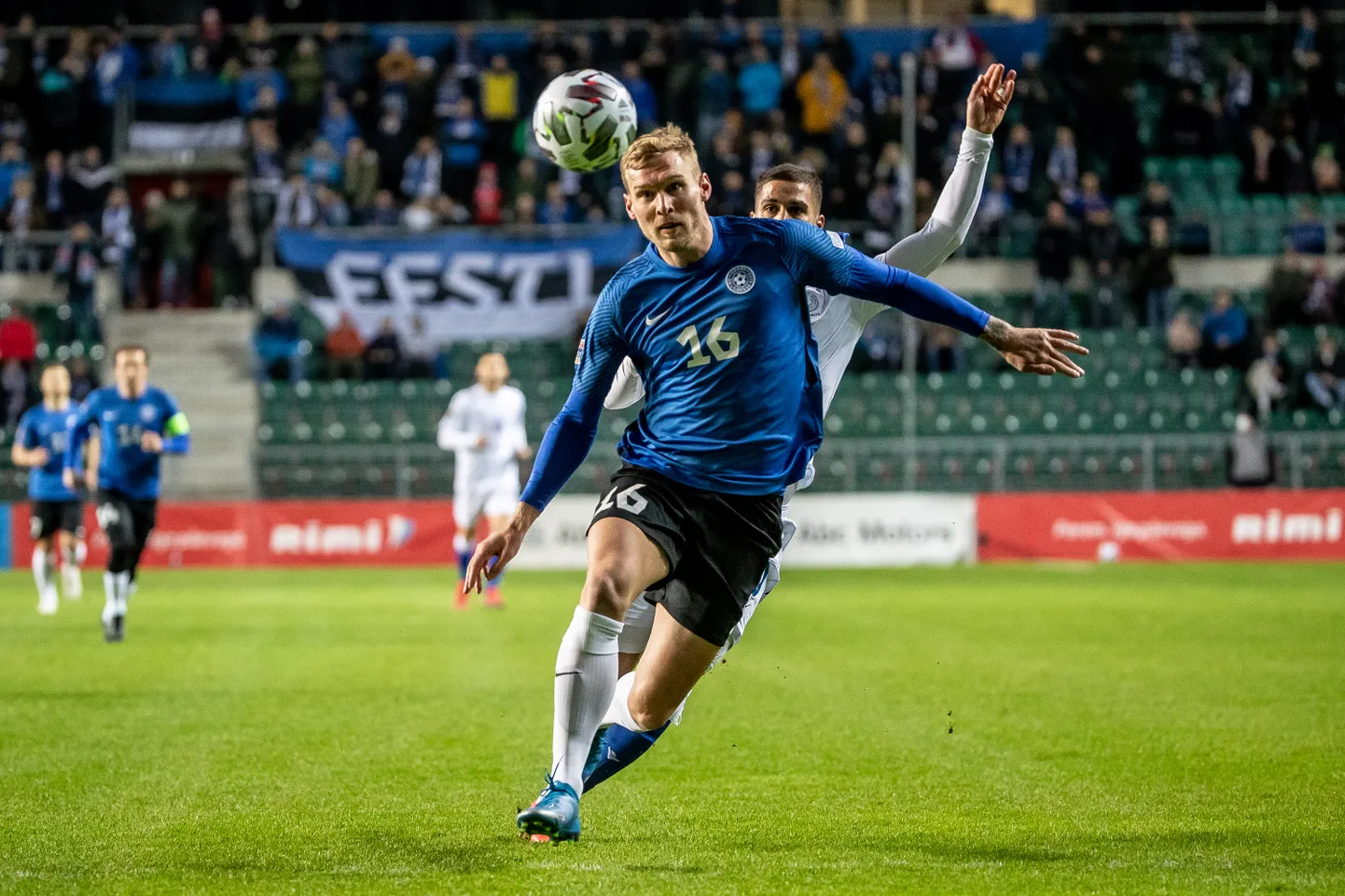 24.03.2022 Tallinn Jalgpall Eesti vs Küpros Lillekülas. Foto:Sander Ilvest/Postimees