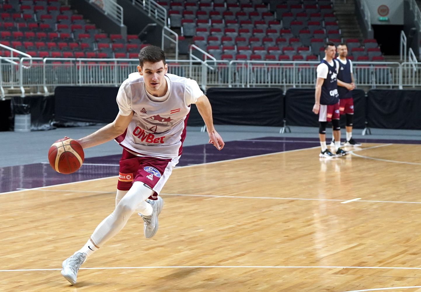 Latvijas basketbolists Roberts Blumbergs