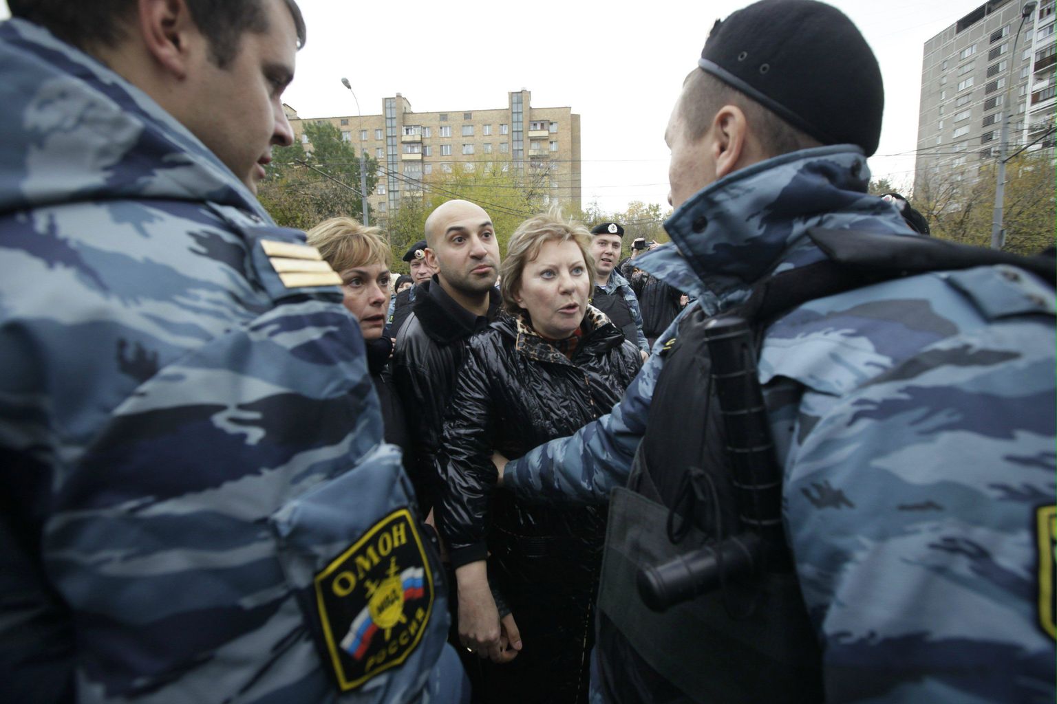 Moskva OMONi võitlejad tööhoos