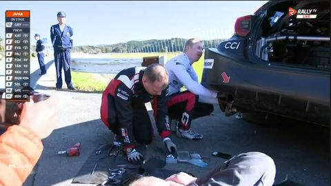 VIDEO ⟩ Draama Jaapanis: Rovanperä MM-tiitli maha mängida, M-Spordi sõitja tegi karmi avarii