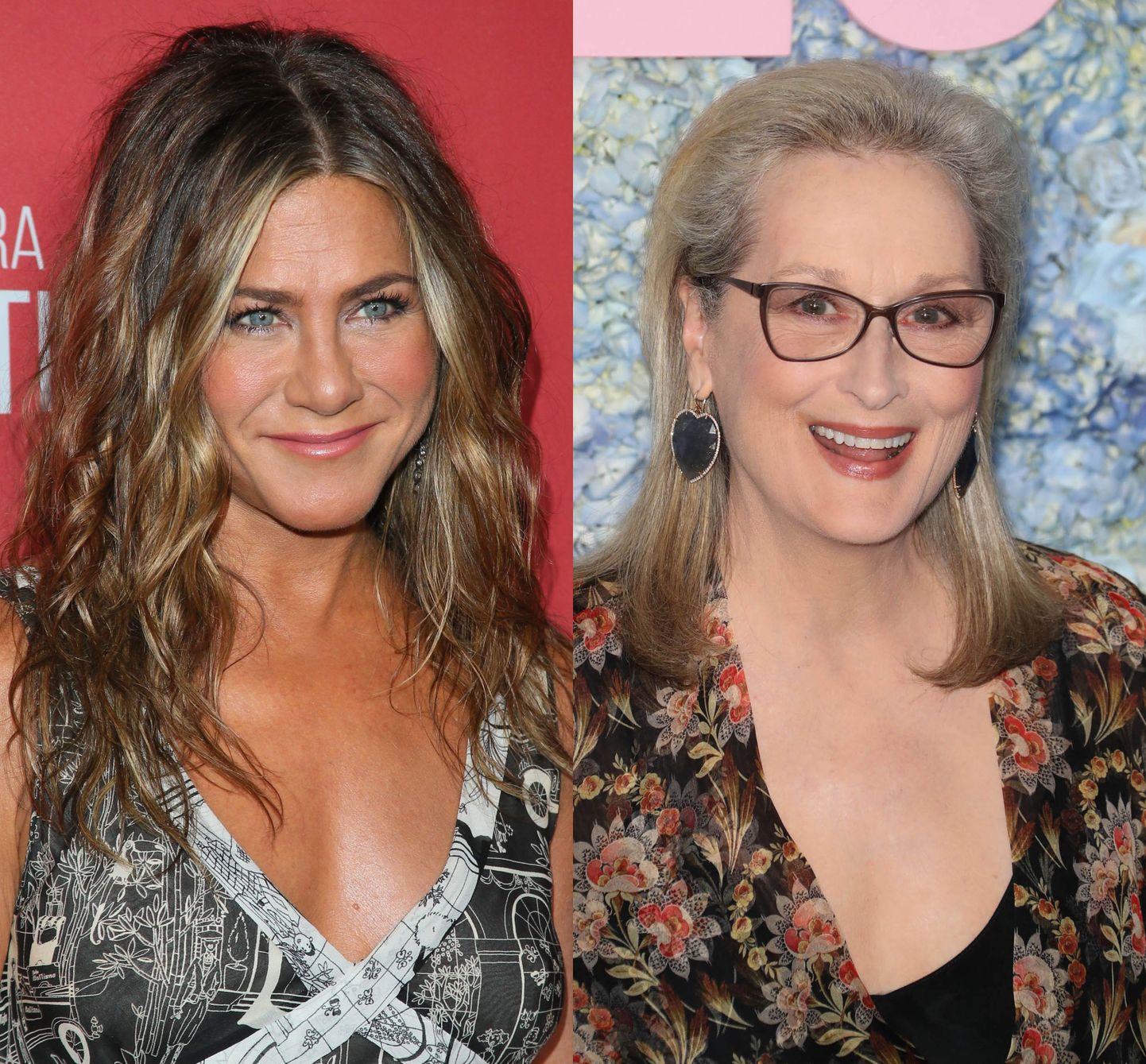 Jennifer Aniston (vasakul), Meryl Streep (paremal).