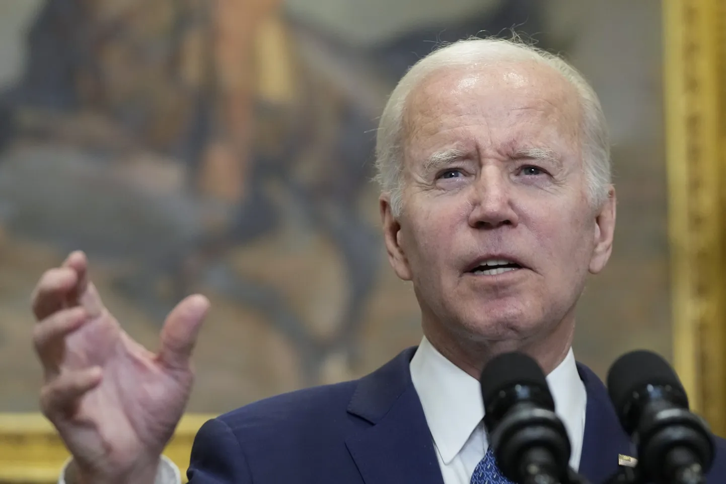 President Joe Biden Valges Majas.