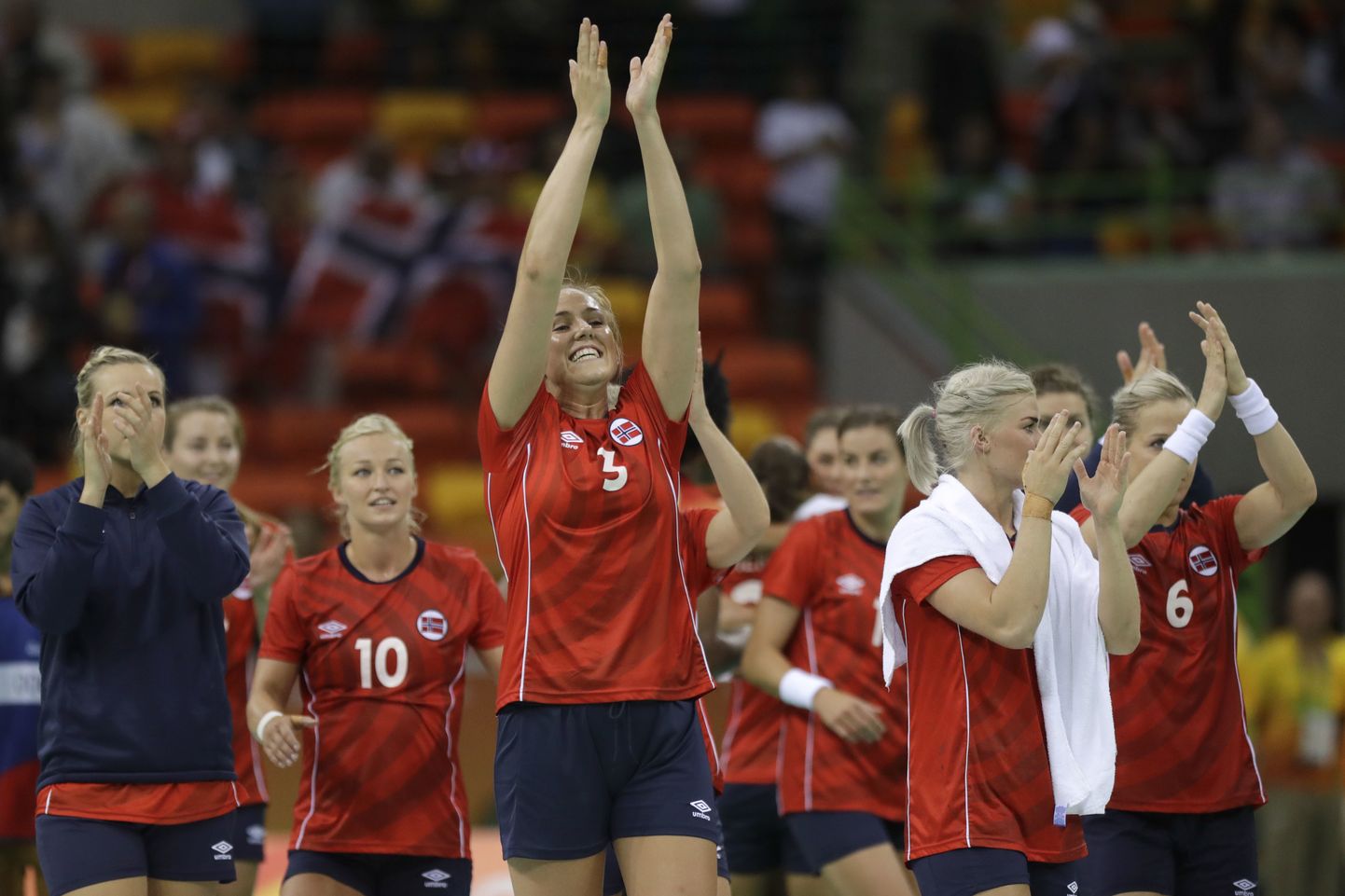 Гандбольная женская сборная Норвегии - фаворит олимпийского турнира