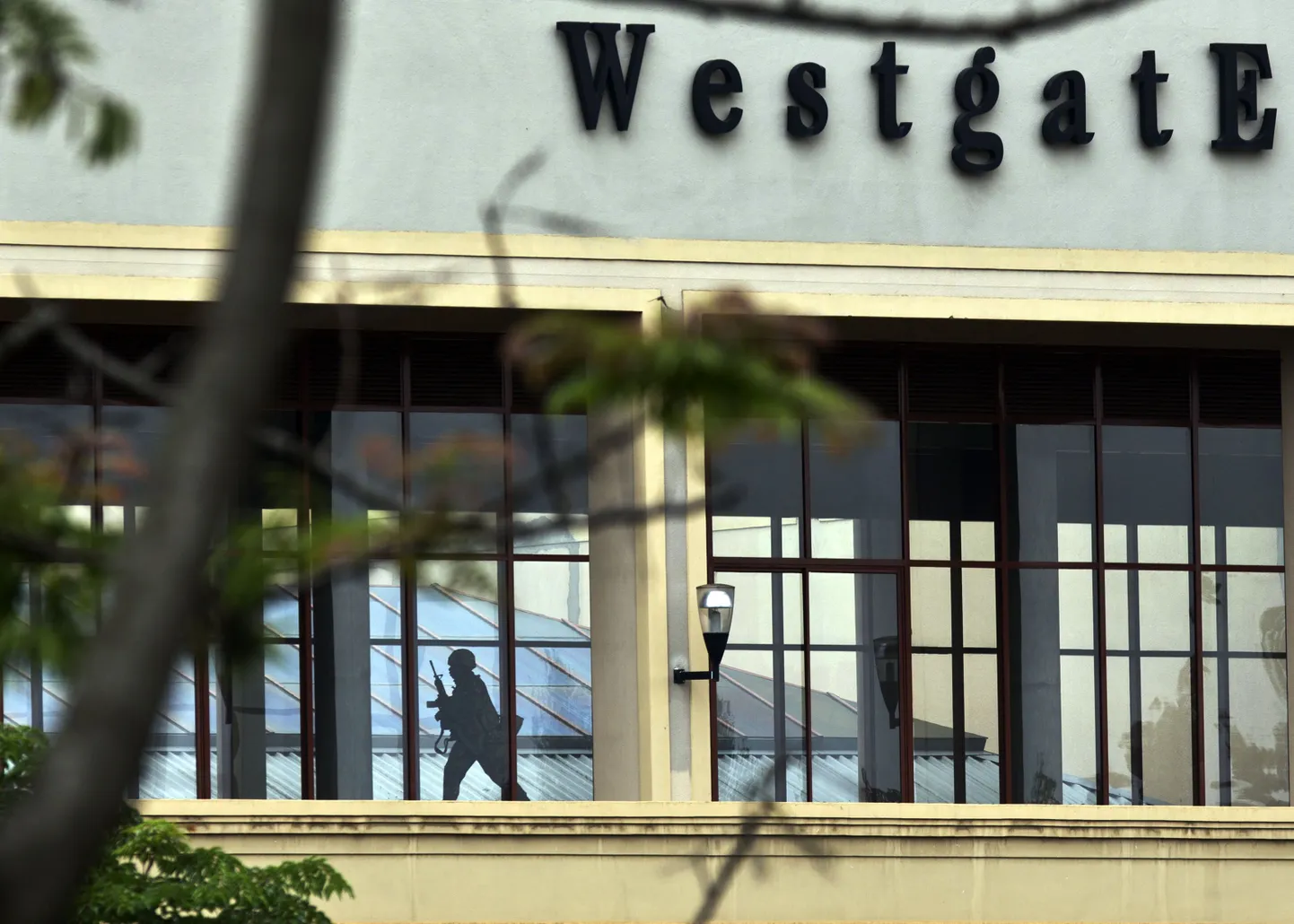 Kenya julgeolekujõudude sõdur Westgate'i ostukeskuses Nairobis.