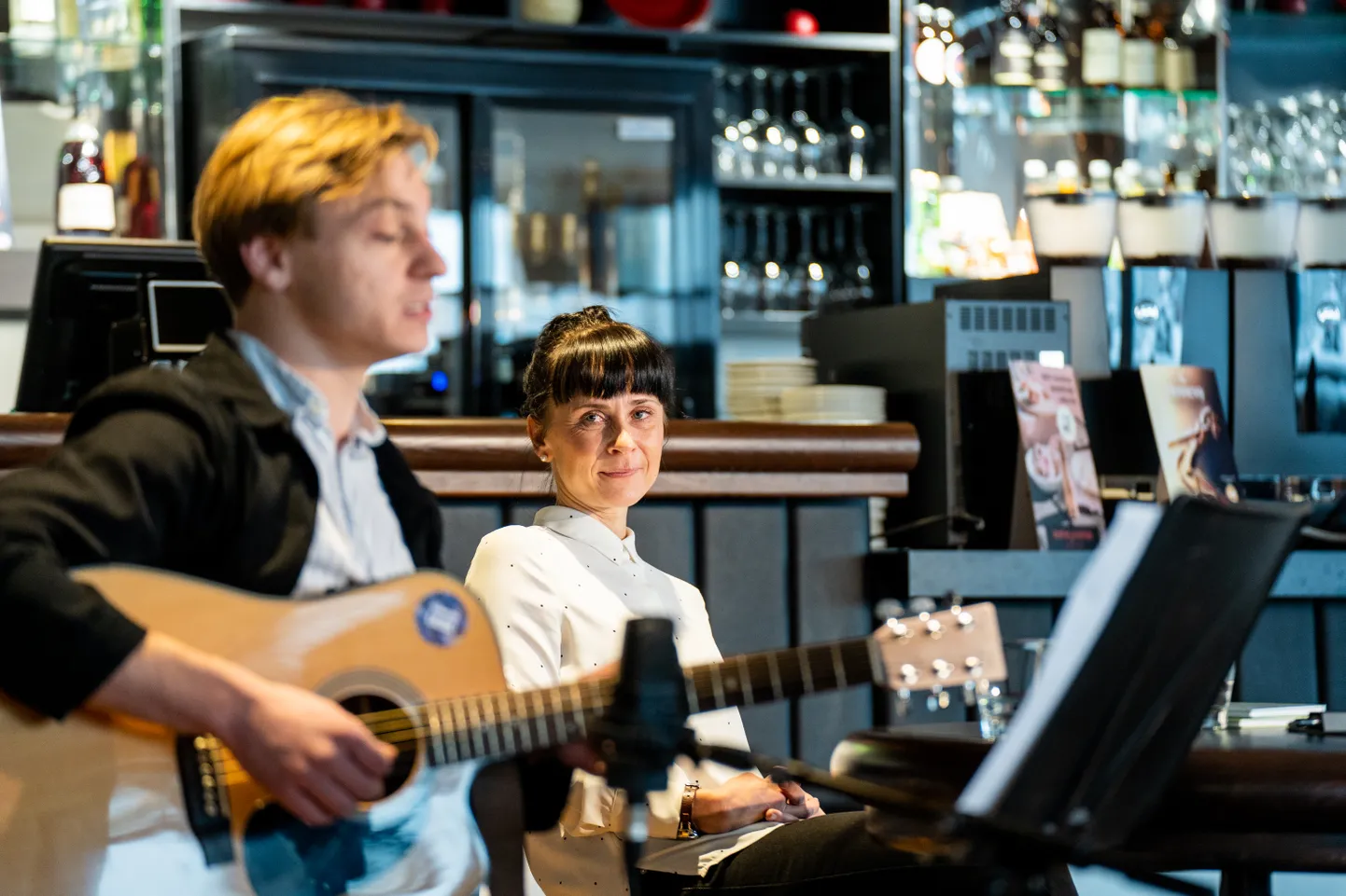 Huvilistega kohtusid Alden Kirss ja Kadri Lepp.