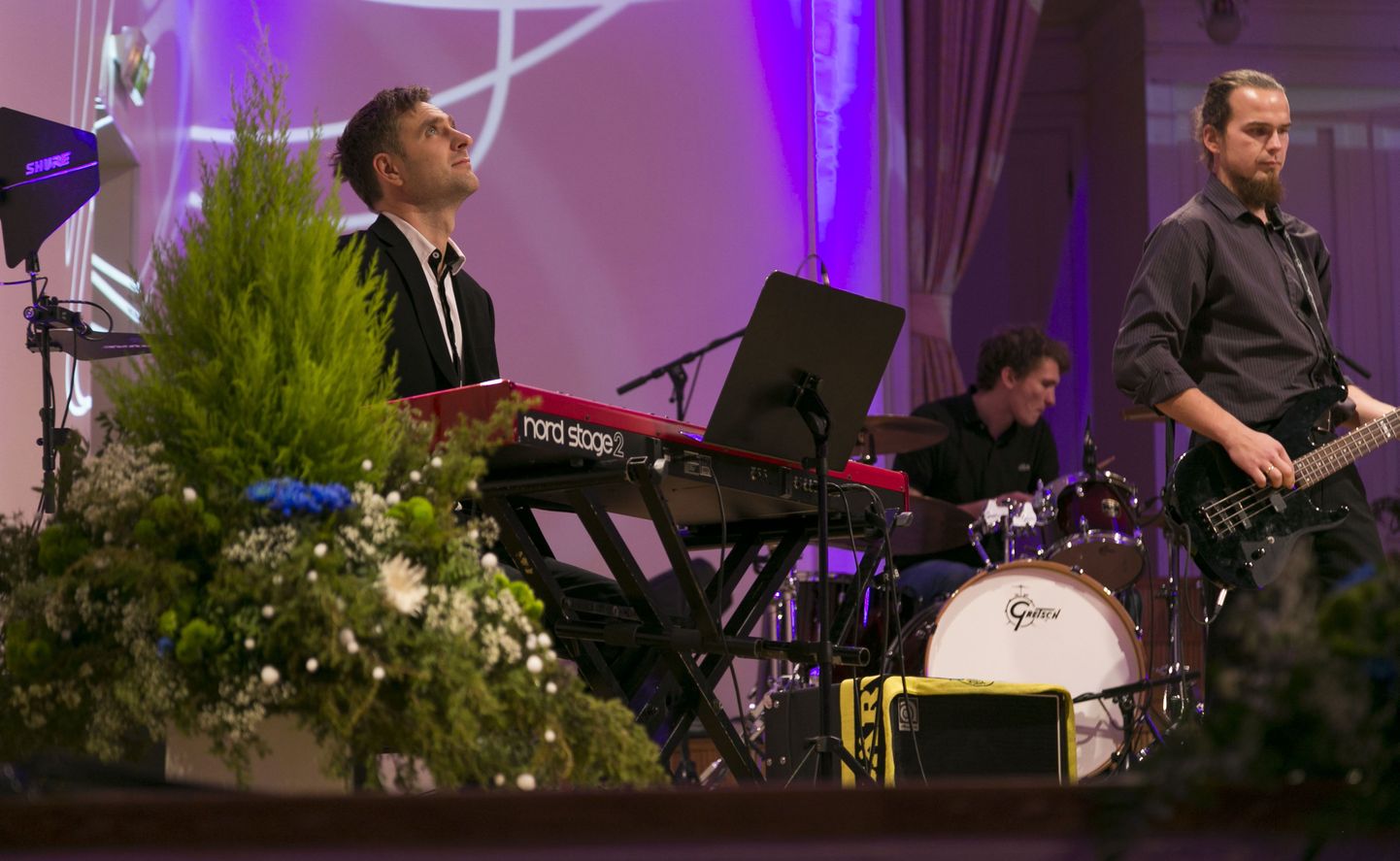 Jalgpalligala 2014. Unistuste Bänd (vasakult): Tomi Rahula, Siim Valtna ja Arto Saar.