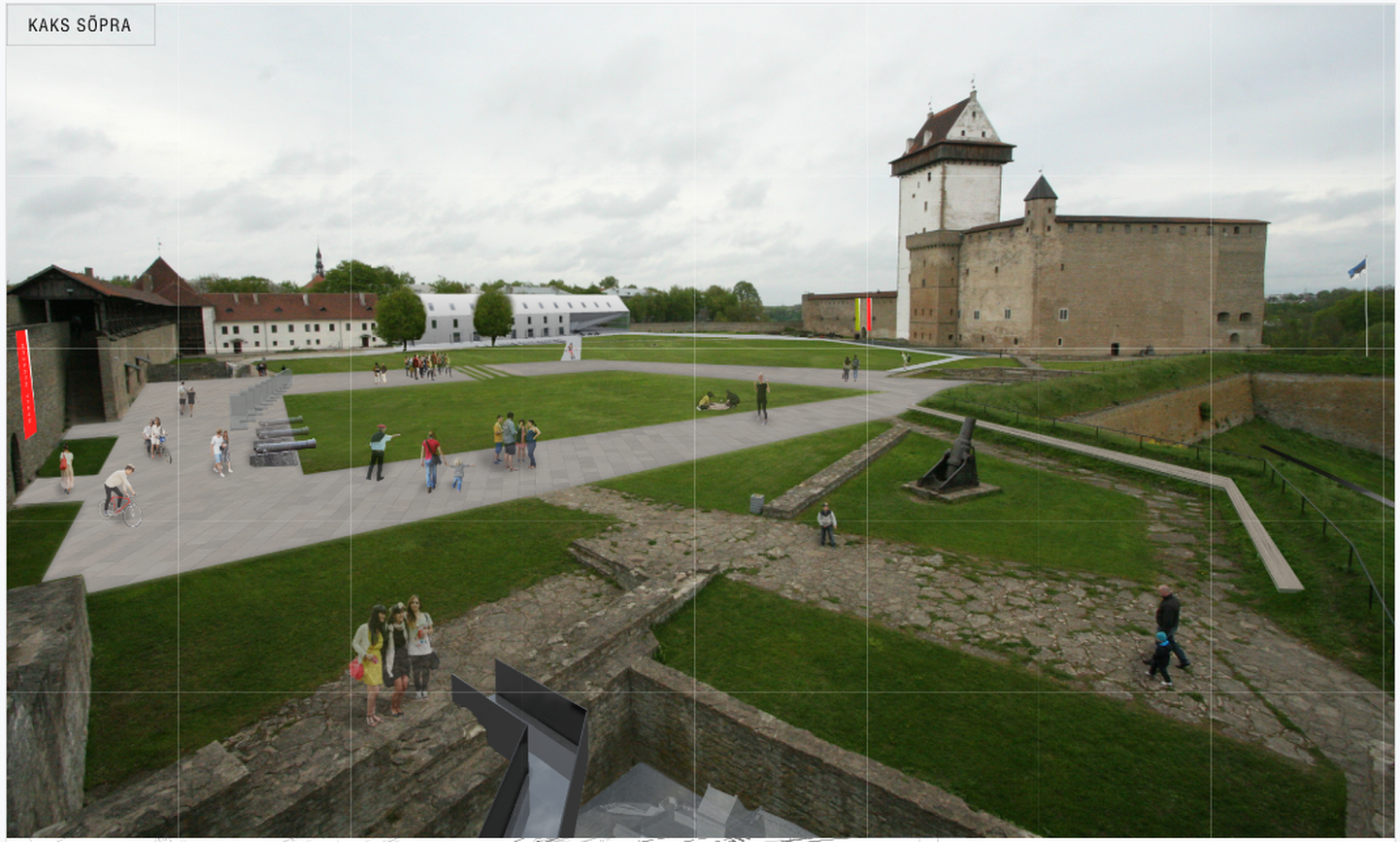 Проект реконструкции Нарвского замка будет готов в 2016 году.