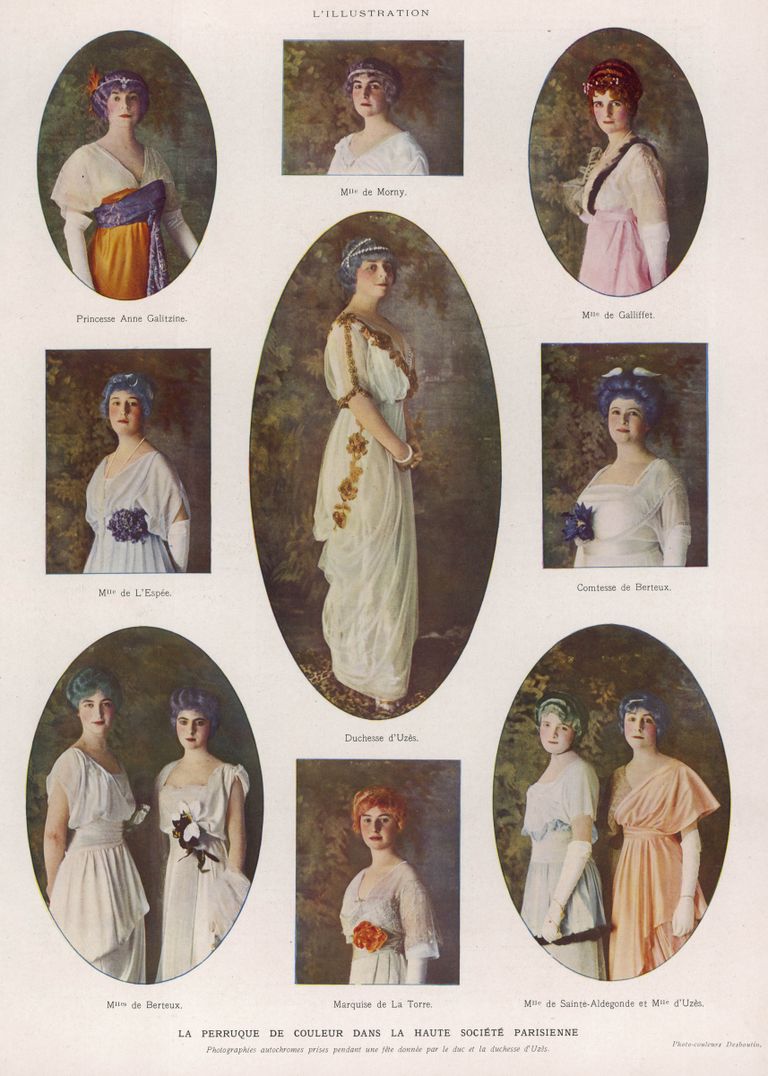 Värvitud parukad, 1914