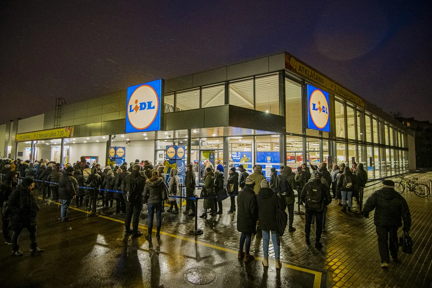 В Кенгарагсе открылся самый обширный Lidl в Латвии