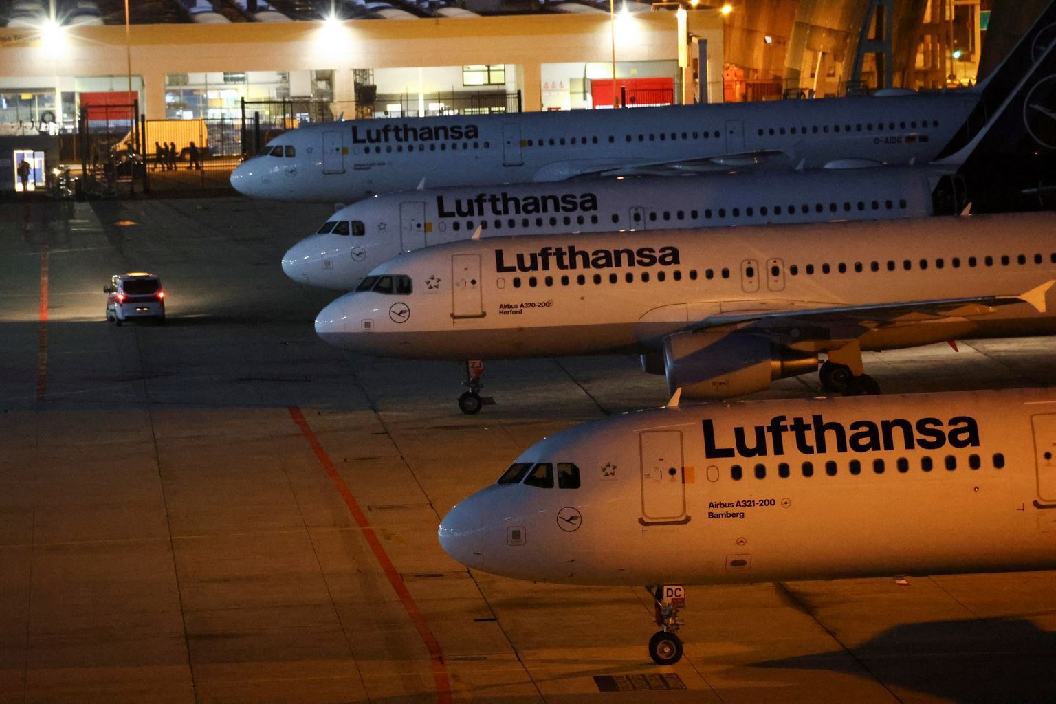 Lufthansa lennukid.