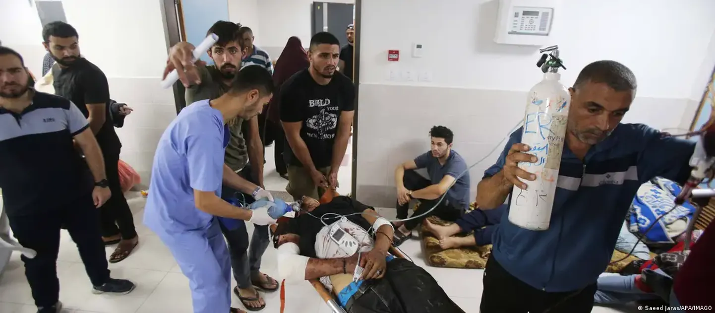 В больнице "Аль-Шифа" в секторе Газа (3 ноября 2023 года)