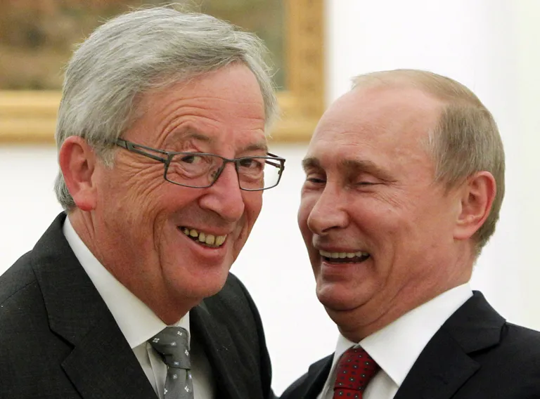 Junkers un Putins 2012.gadā