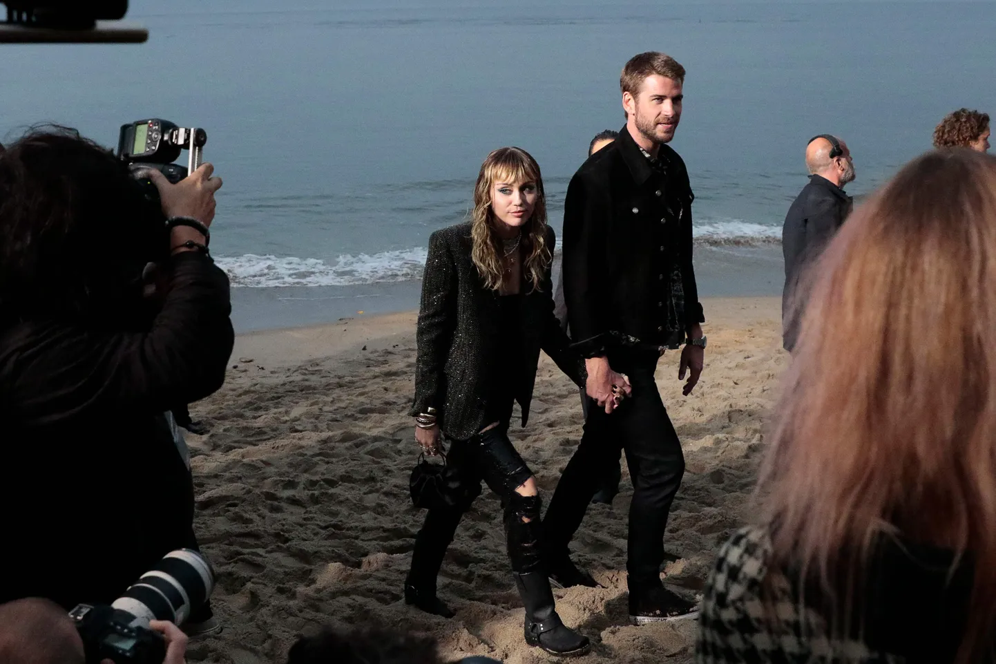 Miley Cyrus oma eksabikaasa Liam Hemsworthiga enne, kui nende abielu karile jooksis.