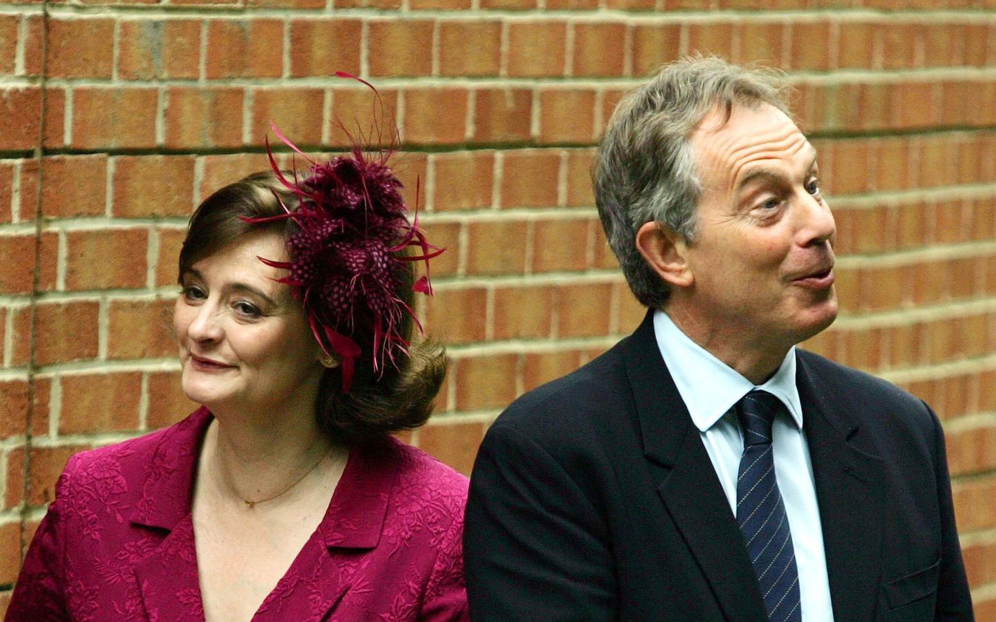 Briti ekspeaminister Tony Blair ja tema abikaasa Cherie.