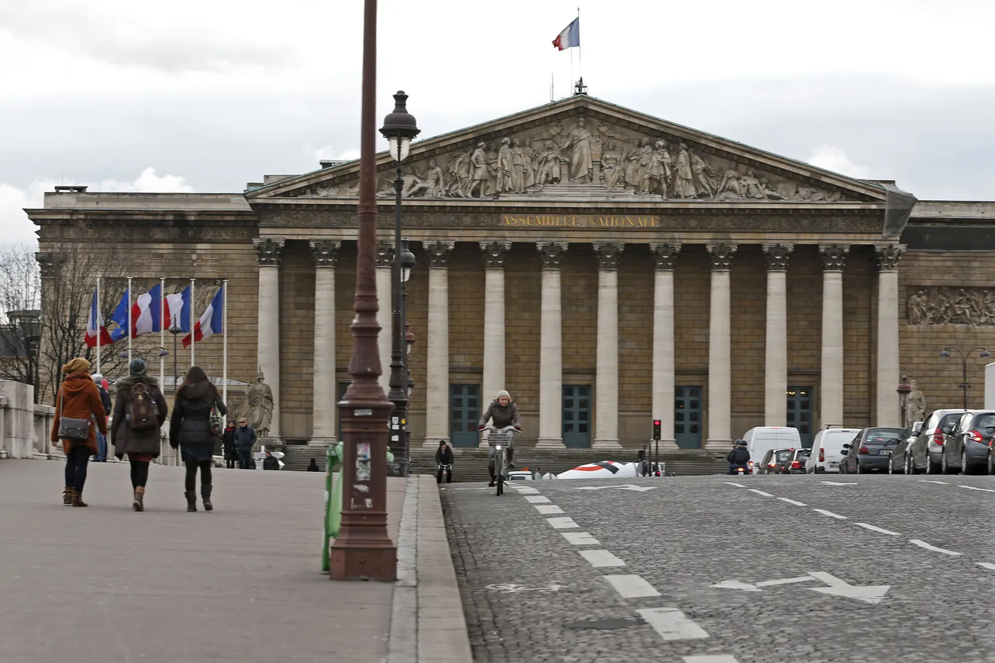 Prantsuse Rahvusassamblee hoone Pariisis.