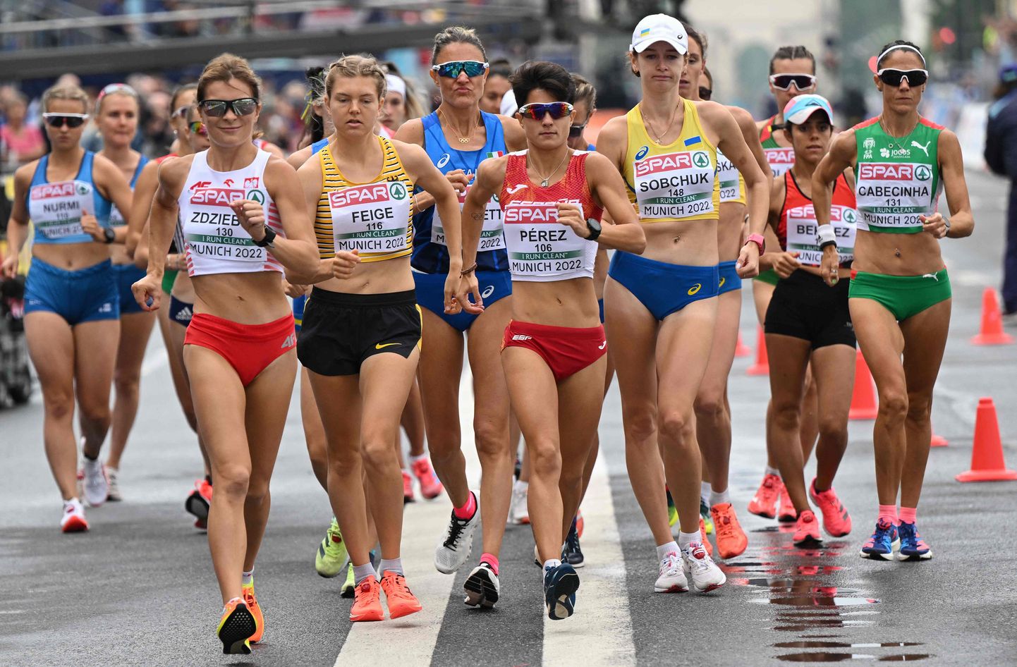 Naiskäijad ei pea hakkama võistlema 50 km distantsil, vaid saavad seda teha koos meestega lühemal teatevõistlusel. Pilt on tehtud eelmise aasta EMil Münchenis.