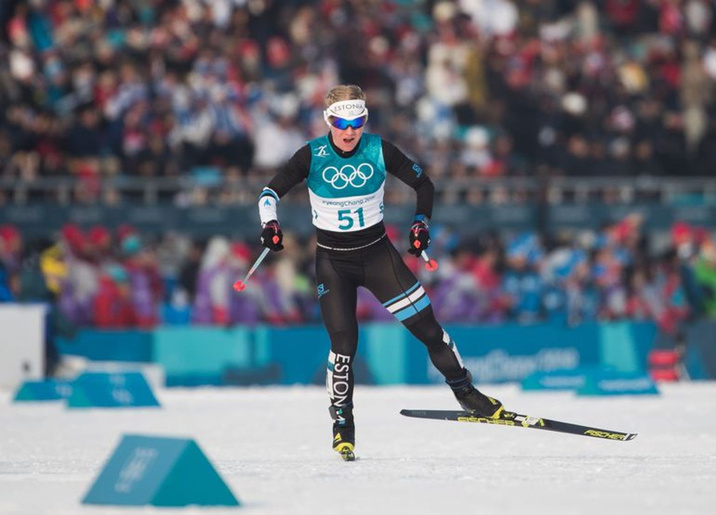 Tatjana Mannima täitis Pyeongchangis oma suure unistuse − ta jõudis olümpiamängudel 30 parema sekka. 

TAIRO LUTTER/Postimees/Scanpix Baltics