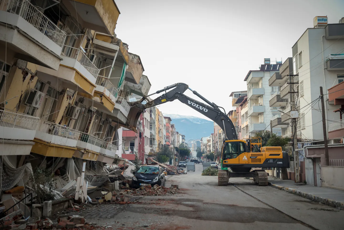 Последствия землетрясения в Турции 6 февраля 2023 года.