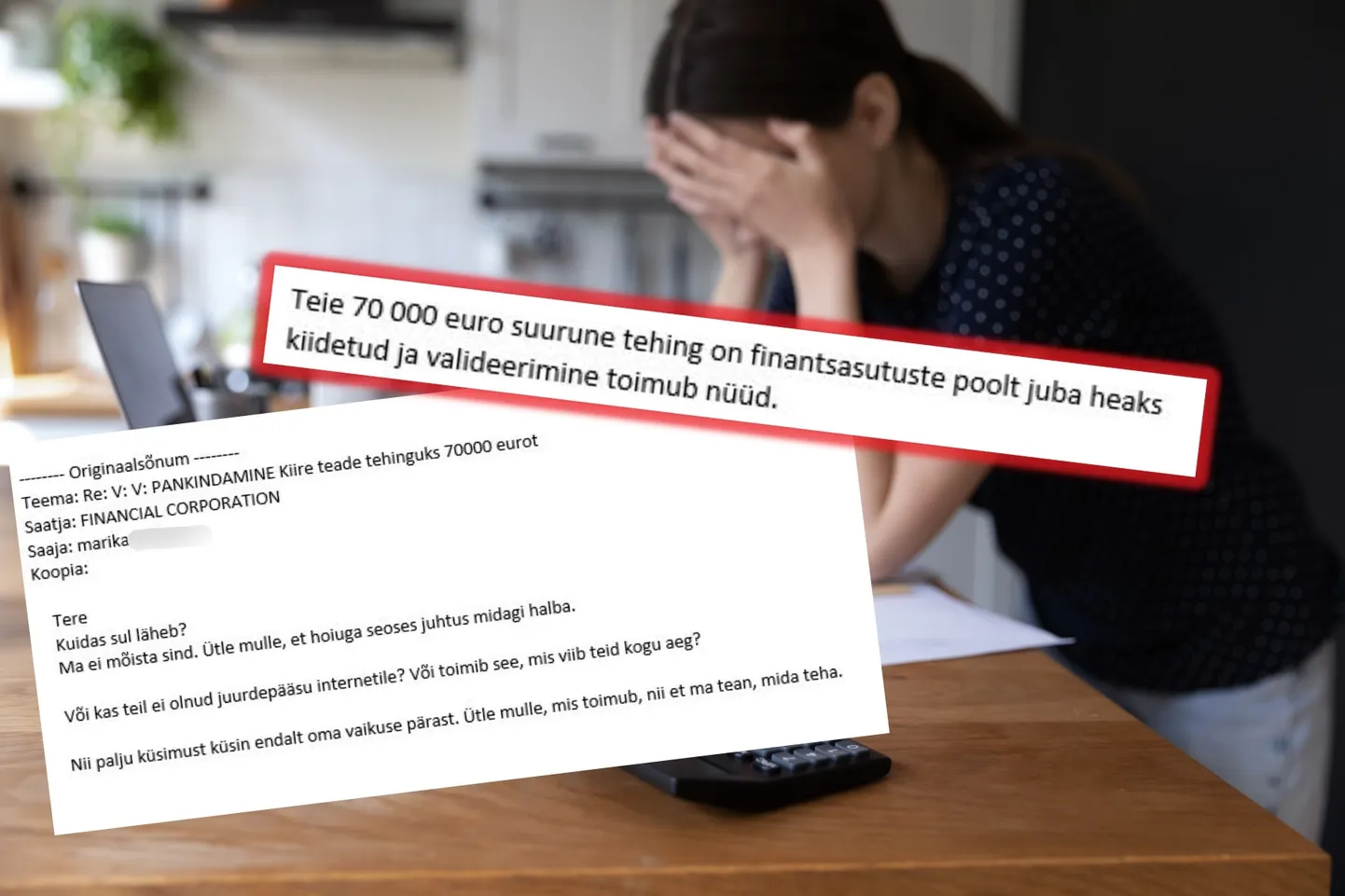 Kodu ostmiseks laenu otsinud Marika sattus enda sõnul netikelmide otsa.