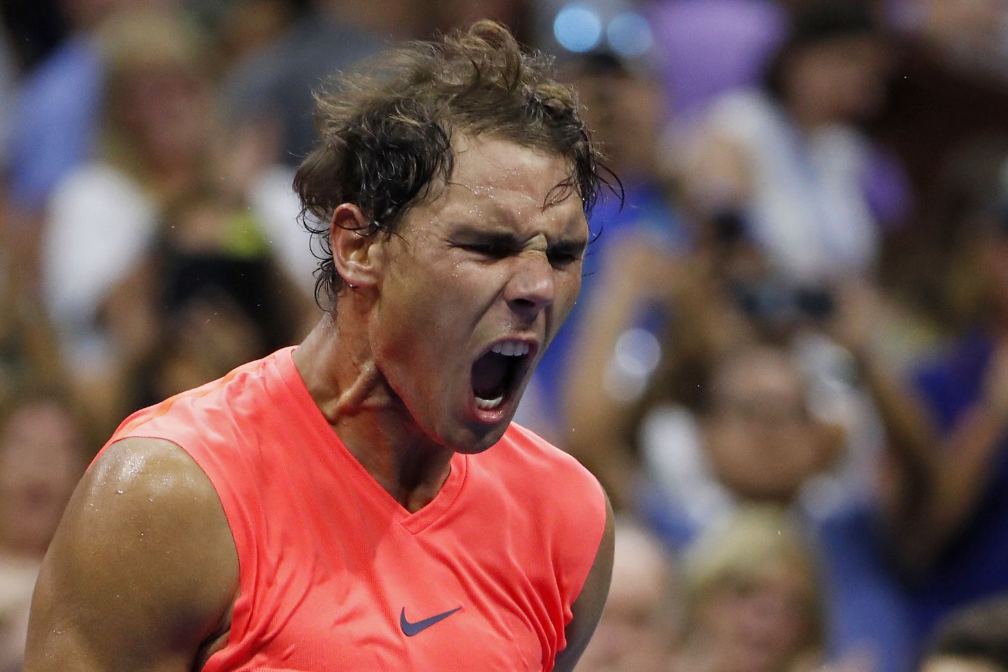 Rafael Nadal sai US Openil üliraske võidu.