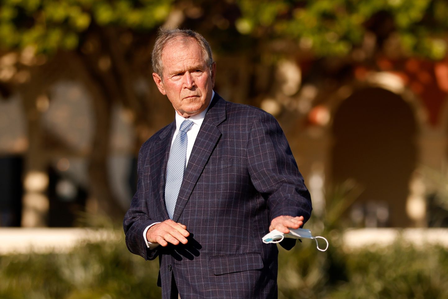 Endine USA president George W. Bush Floridas 7. mai 2021.