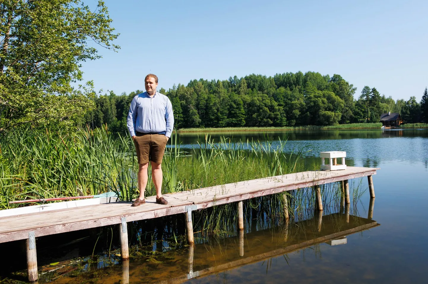 Kiidjärve kaldal asuva Tamme Traube talu peremees Karl Feigenbaum ütleb, et just järve olemasolu sai määravaks tema talus toimetama hakkamise otsuses.