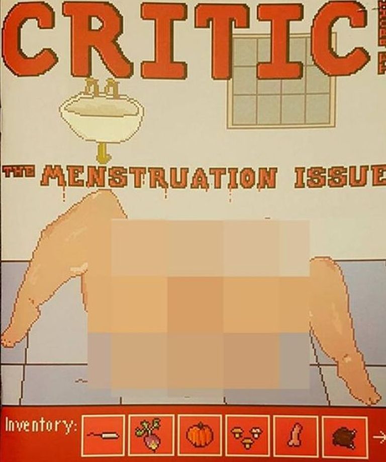 Üliõpilasajakirja Critic hägustatud esikaas