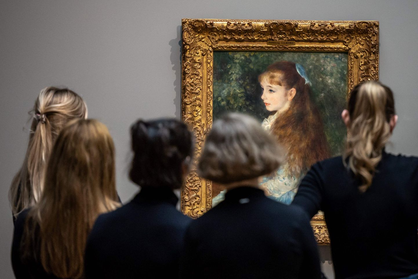 Auguste Renoir' meistriteos "Irene Cahen d Anvers" (1880) kuulub Emil Buhrle kollektsiooni, mida näitab Kunsthaus Zürich.