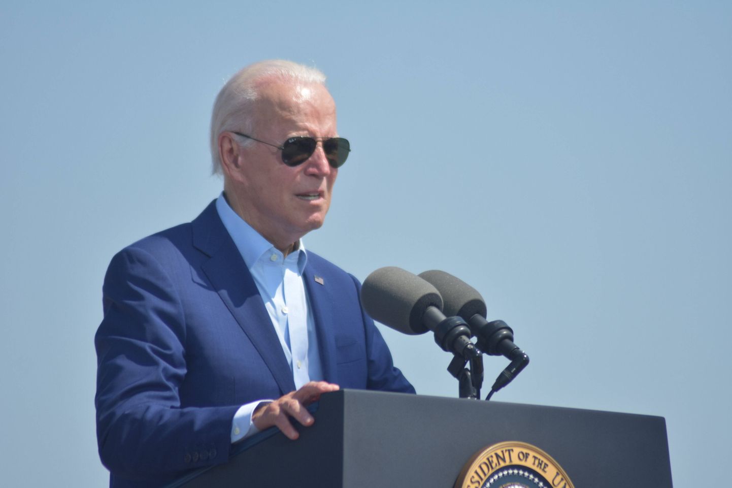 USA president Joe Biden Massachusettsi osariigis Somersetis 20. juulil 2022.