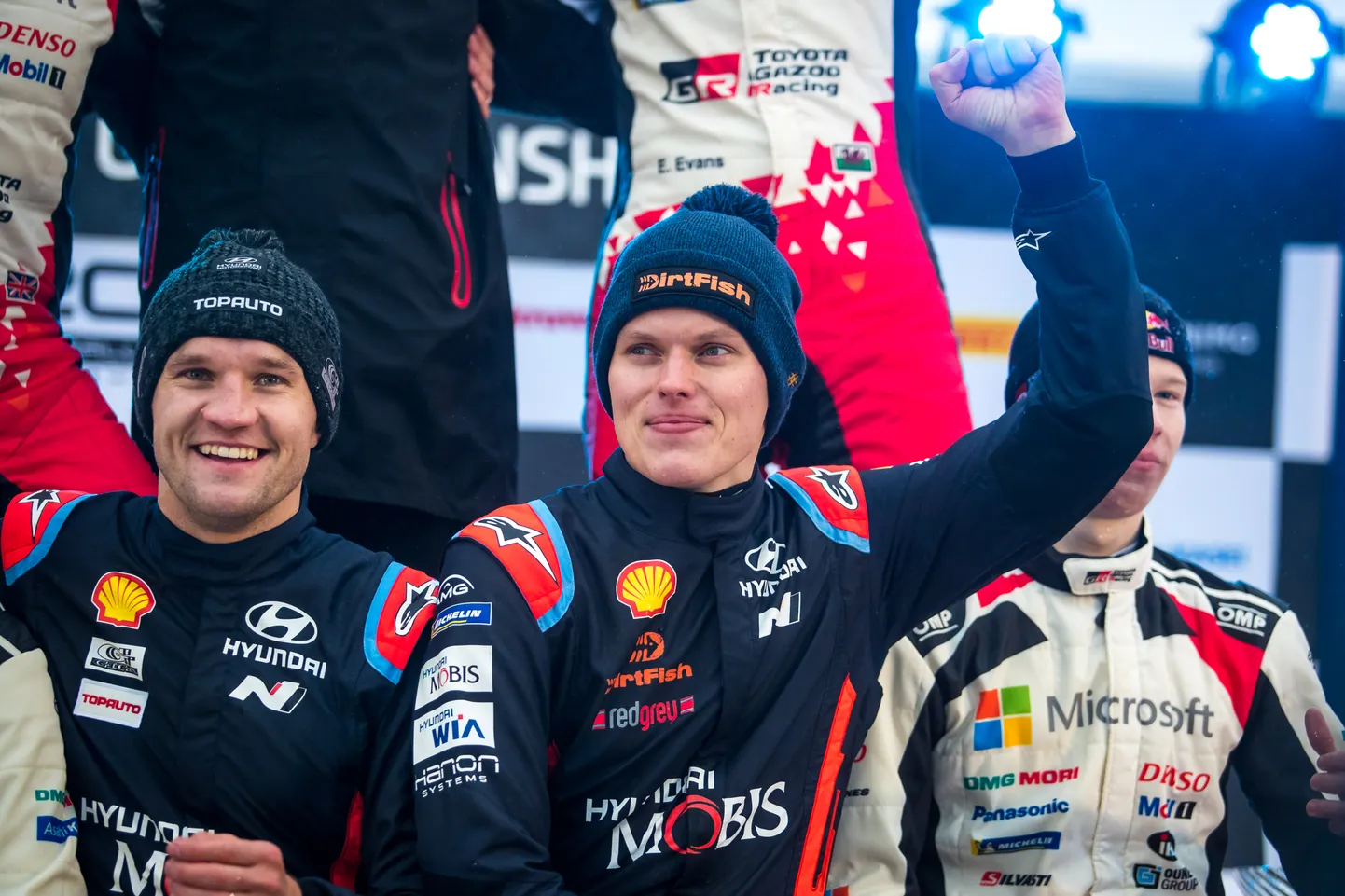 Martin Järveoja (vasakul) ja Ott Tänak.