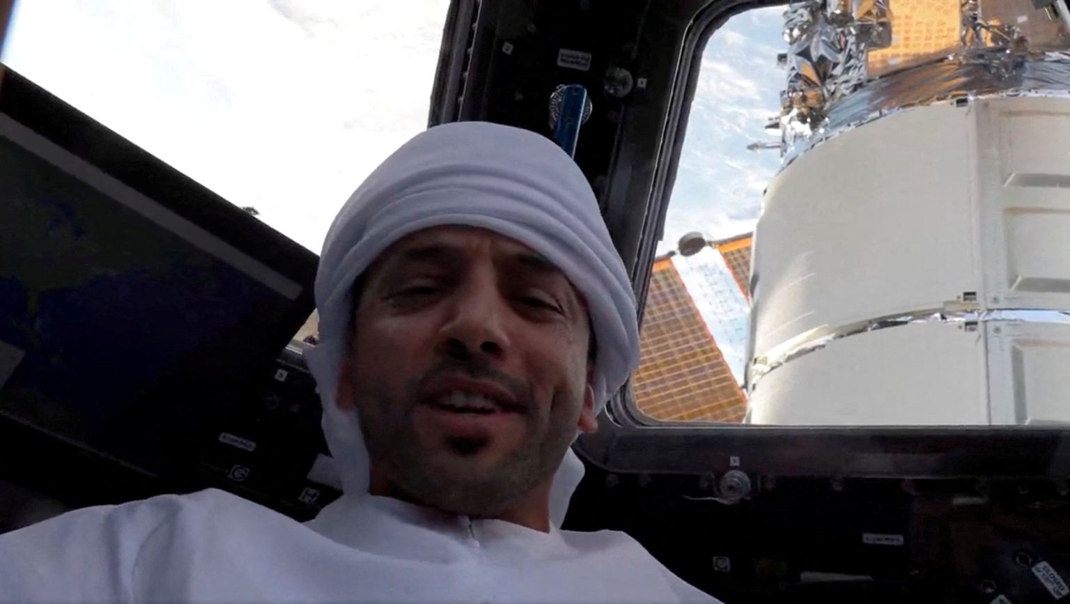 Araabia Ühendemiraatide astronaut Sultan AlNeyadi rahvusvahelises kosmosejaamas.