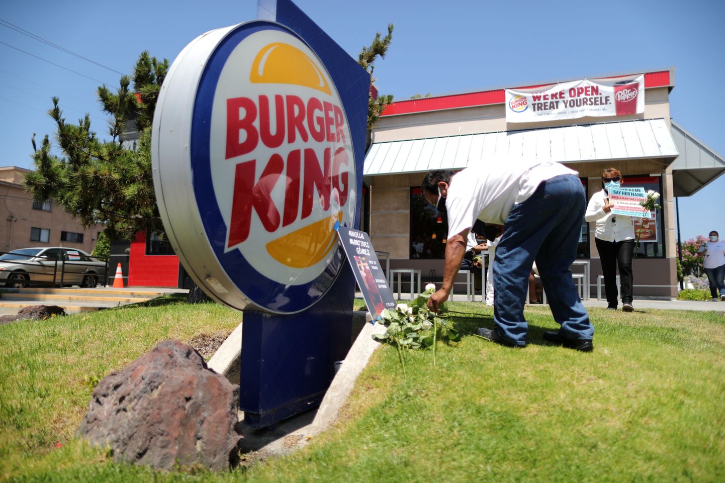 Burger King, Los Angeles. Foto on illustratiivne.