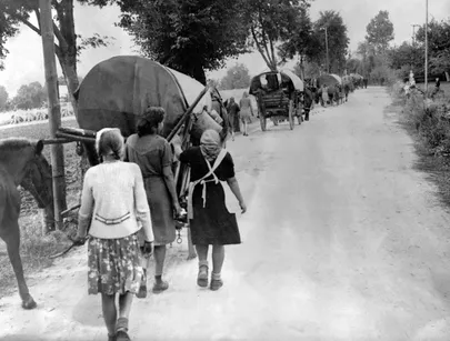 Teise maailmasõja põgenikud. Foto: Scanpix