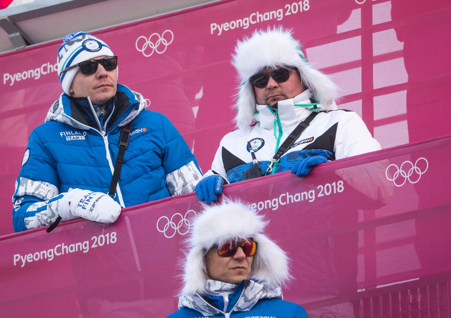 Petter Kukkonen (vasakul) 2018. aastal Pyeongchangi olümpiamängudel.