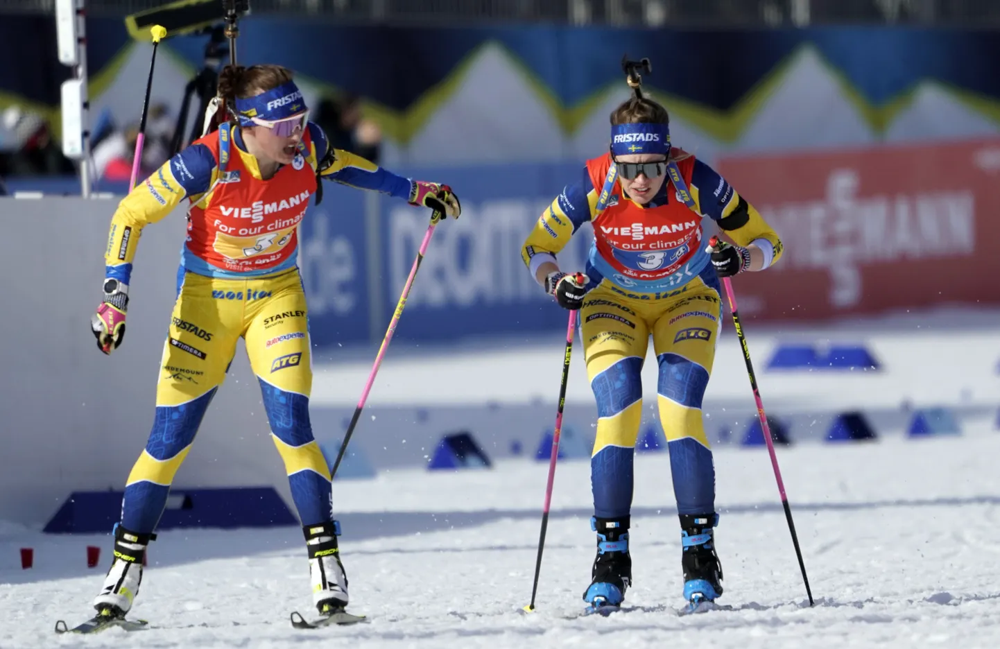 Linn Persson (vasakul) ja Elvira Öberg.